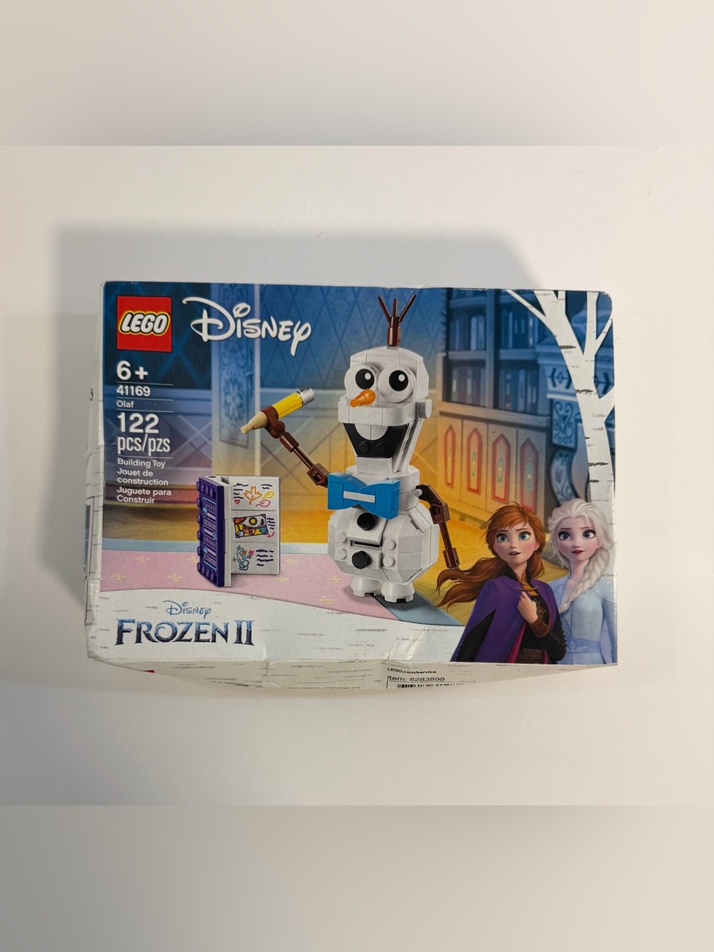 Lego Disney Frozen II Olaf 41169 Snowman Figure 122 Piece Building Toy Kit